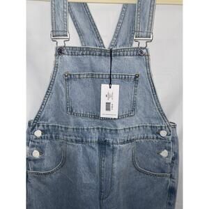 WeWoreWhat Denim Overalls Light Wash - Size XS - NWT $198 Retail